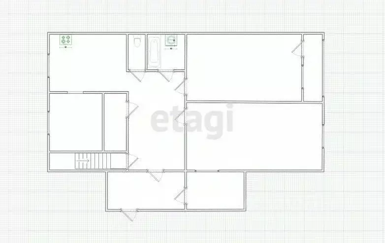 3-к кв. Костромская область, Ветлужский пгт ул. Чайковского, 22А (64.3 ... - Фото 2