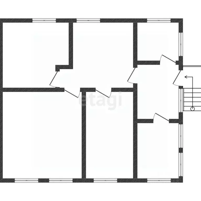 Дом в Белгородская область, Валуйки ул. Ворошилова, 46 (78 м) - Фото 2