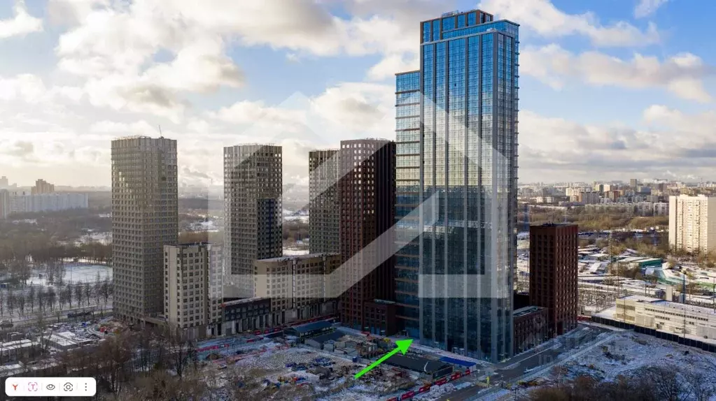 Торговая площадь в Москва Вейв жилой комплекс, 3 (132 м) - Фото 1