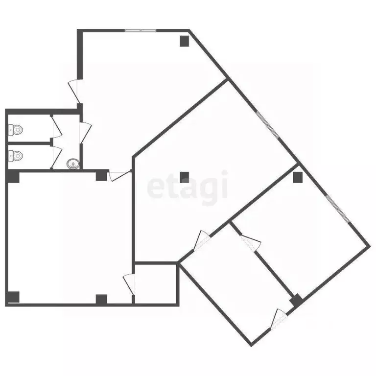 Офис в Костромская область, Кострома Никитская ул., 47А (100 м) - Фото 1