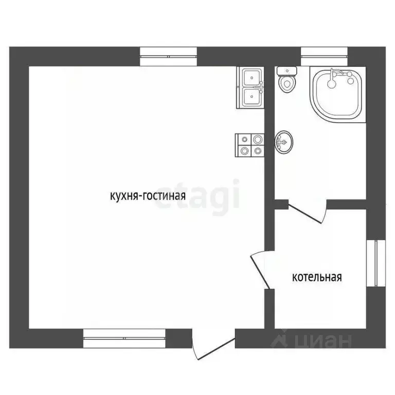 Дом в Ульяновская область, Ульяновск ул. Стартовая, 54 (57 м) - Фото 2
