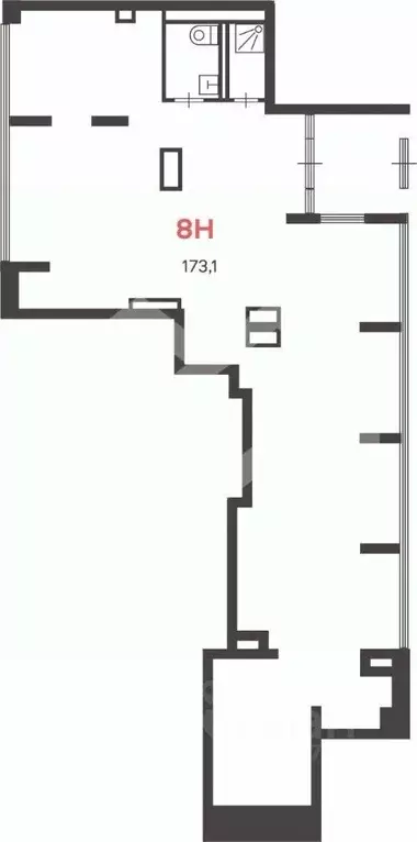 Помещение свободного назначения в Москва ул. Воейкова, 2 (173 м) - Фото 2