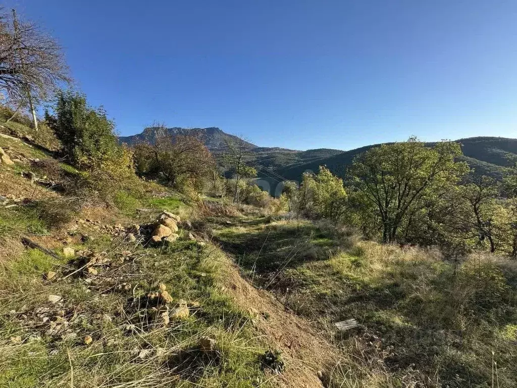 Участок в Крым, Алушта муниципальный округ, с. Верхняя Кутузовка  ... - Фото 1