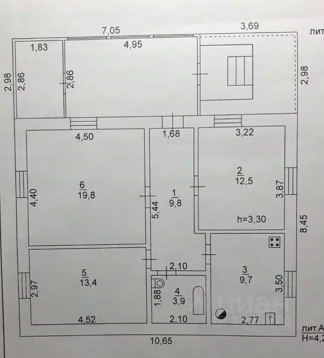 Дом в Ростовская область, Батайск ул. Клары Цеткин, 180 (70 м) - Фото 1