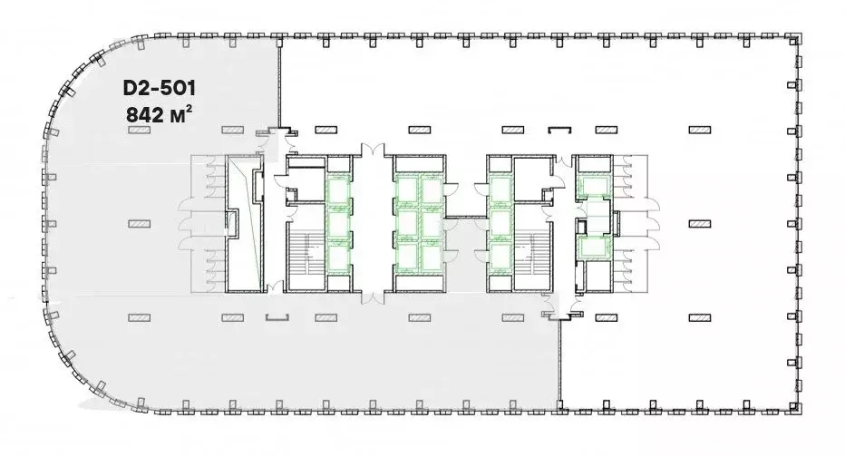 Офис (842 м) - Фото 2