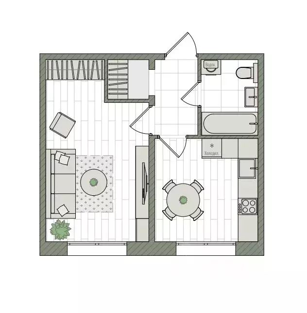 1-к кв. Кировская область, Киров бул. Прибрежный, 6 (34.2 м) - Фото 1