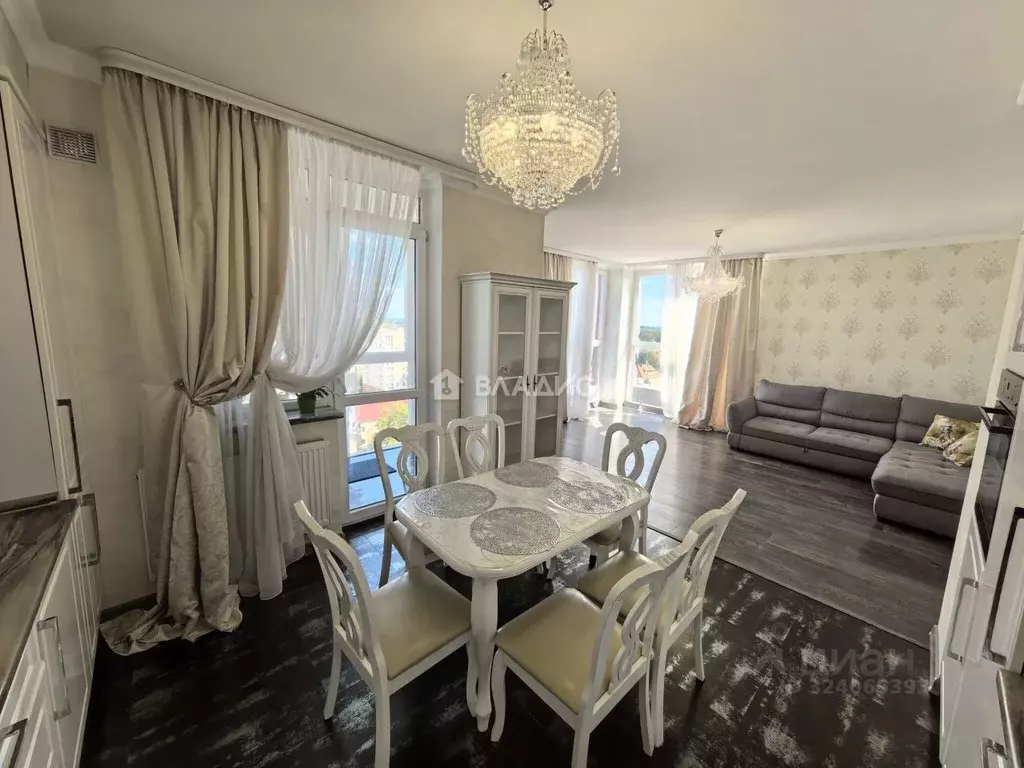 2-к кв. Калининградская область, Калининград ул. Юрия Гагарина, 55А ... - Фото 2