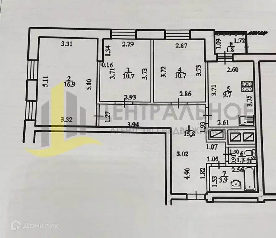 Продаётся 3-к квартира, 69.9 м - Фото 0