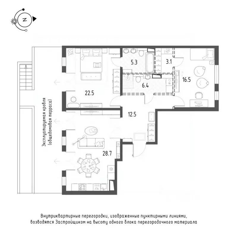 2-к кв. Санкт-Петербург Лисичанская ул., 15 (95.0 м) - Фото 0