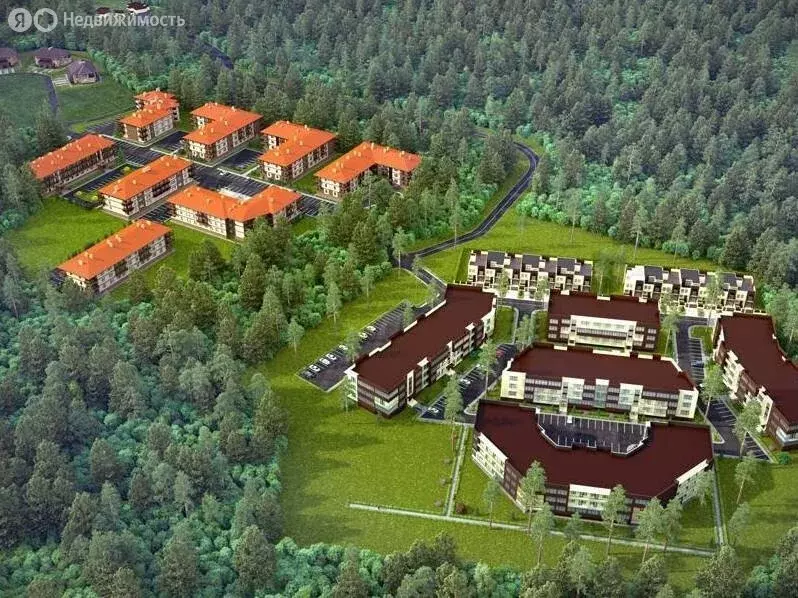 2-комнатная квартира: деревня Юкки, Тенистая улица, 11к2 (47 м) - Фото 0