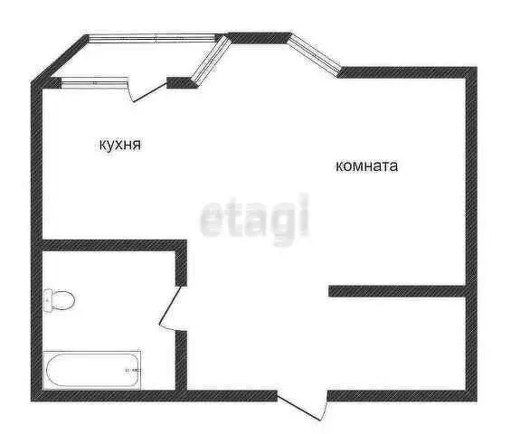 Квартира-студия: Абакан, проспект Дружбы Народов, 39 (49.2 м) - Фото 0