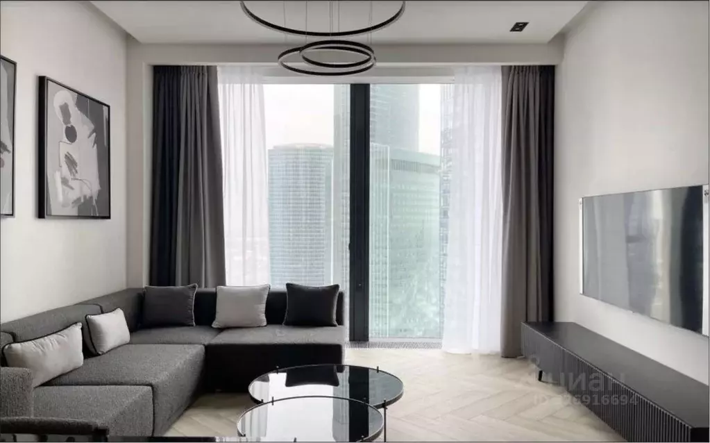 1-к кв. Москва 1-й Красногвардейский проезд, 22с2 (57.3 м) - Фото 1