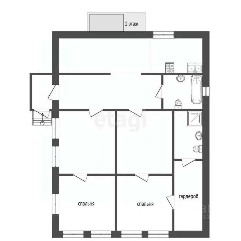 Дом в Ставропольский край, Пятигорск ул. Дзержинского (147 м) - Фото 1