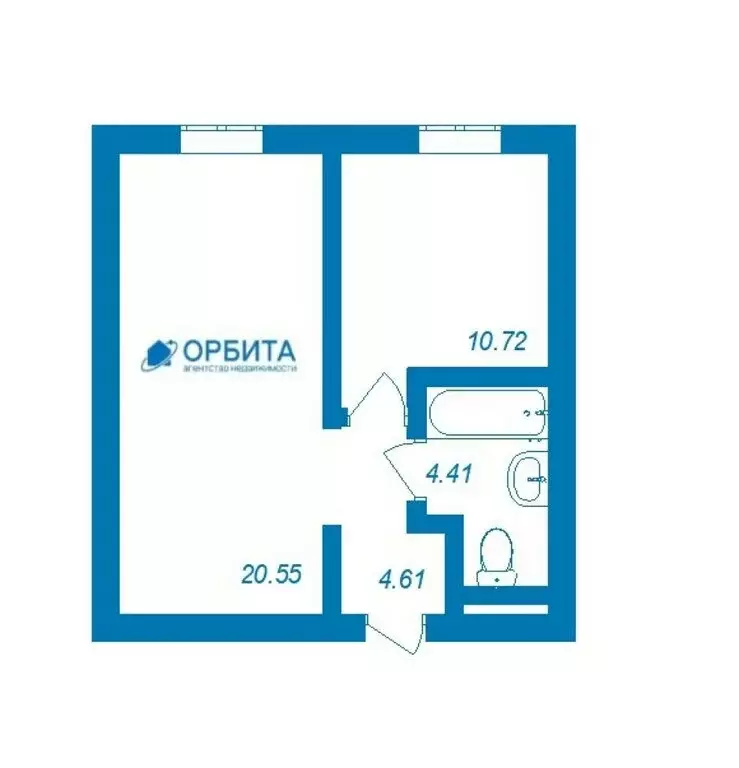 1-комнатная квартира: Тюмень, улица Разведчика Кузнецова, 7 (40.2 м) - Фото 1