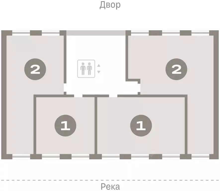 2-к кв. Новосибирская область, Новосибирск Зыряновская ул., 53с (81.01 ... - Фото 1