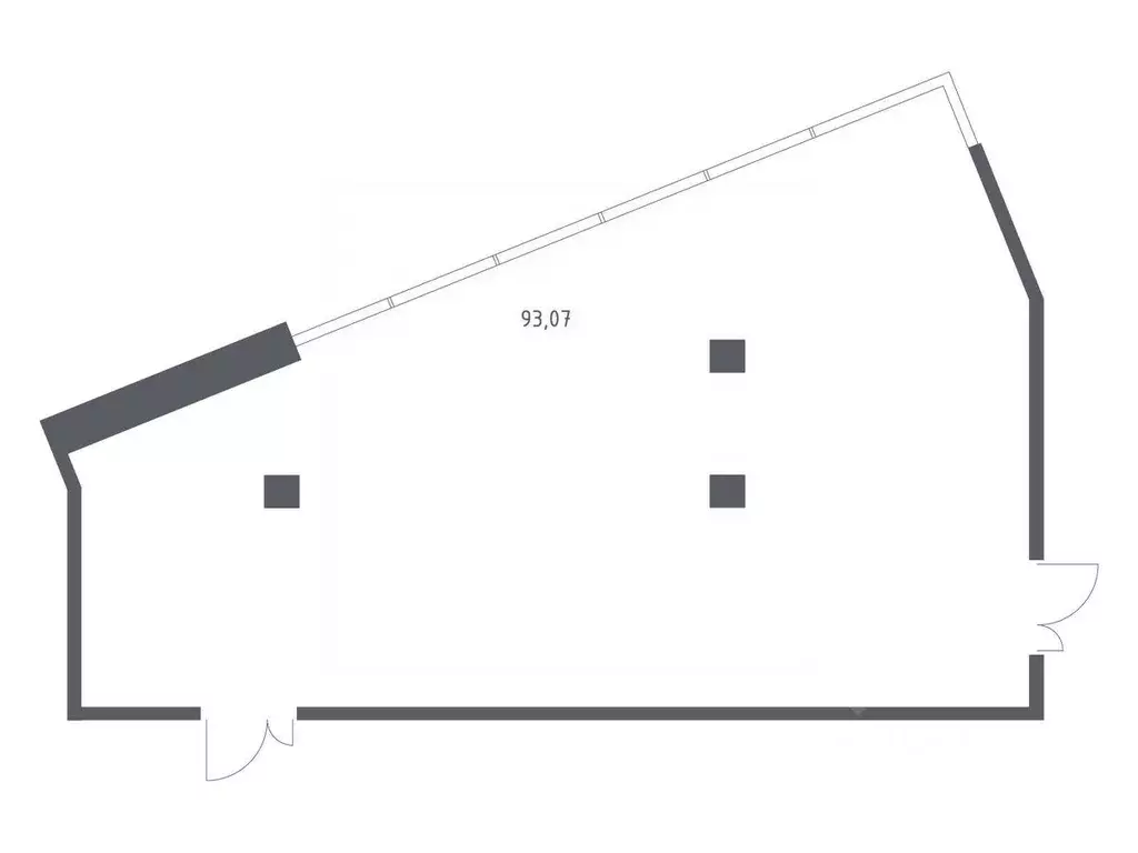 Помещение свободного назначения в Москва Верейская 41 жилой комплекс, ... - Фото 1