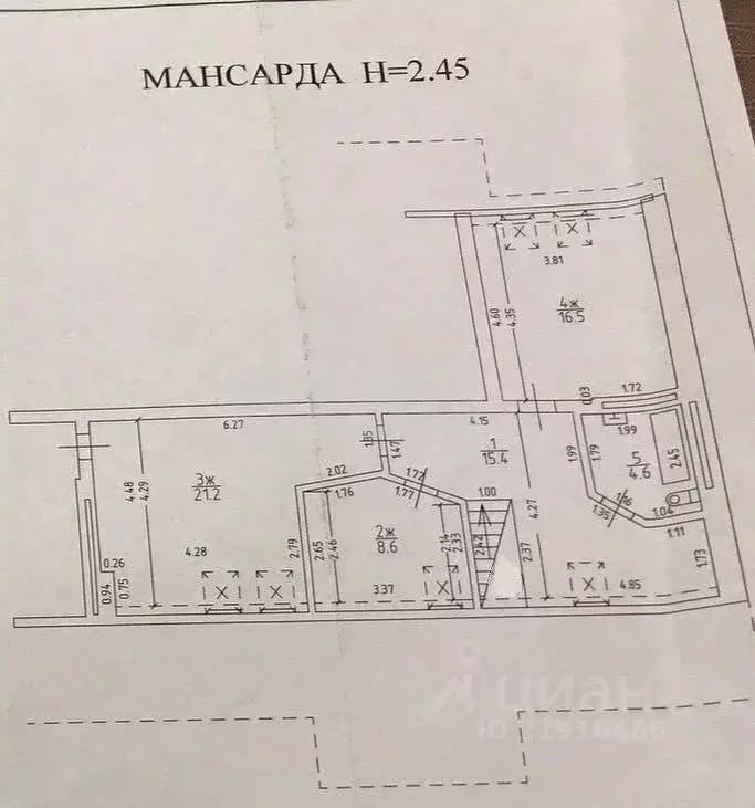 3-к кв. Калининградская область, Калининград ул. Виктора Гакуна, 8 ... - Фото 2