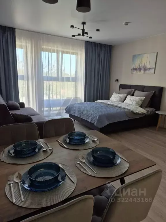 Студия Калининградская область, Светлогорск ул. Кленовая, 1 (37.0 м) - Фото 1