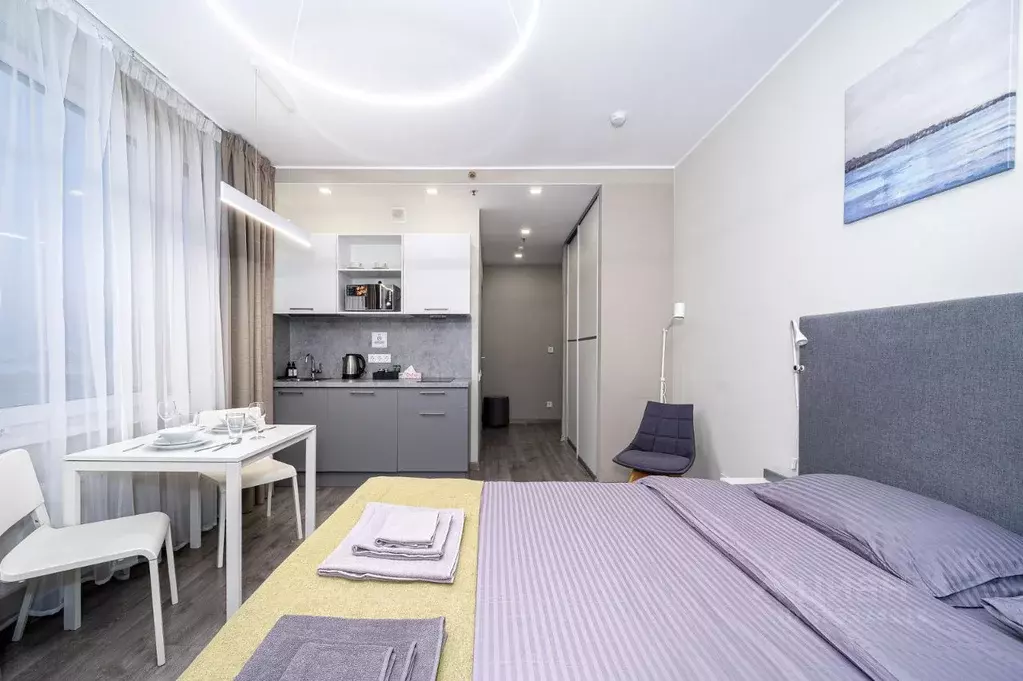 Студия Санкт-Петербург Витебский просп., 101к1 (28.0 м) - Фото 2