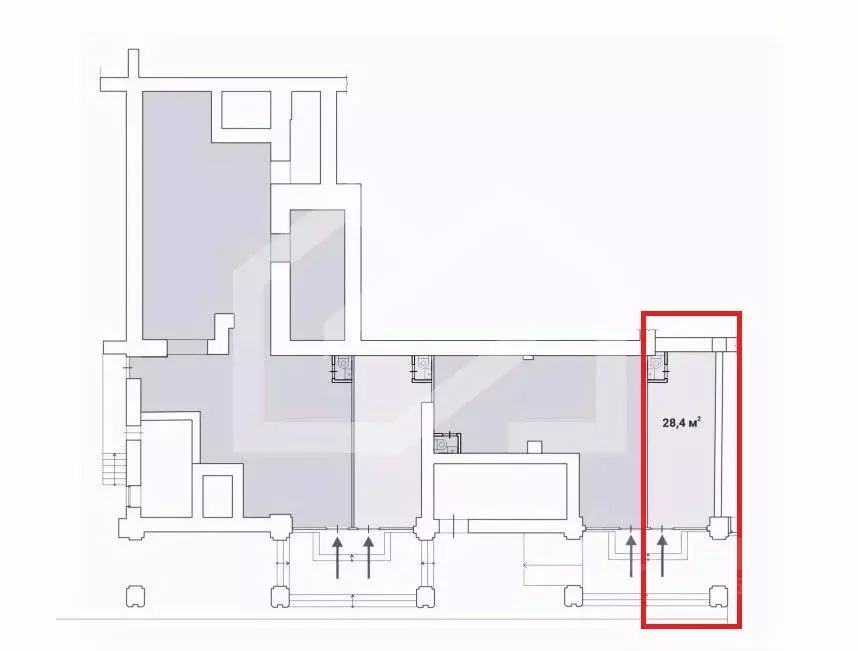 Помещение свободного назначения в Москва Долгоруковская ул., 40 (28 м) - Фото 2