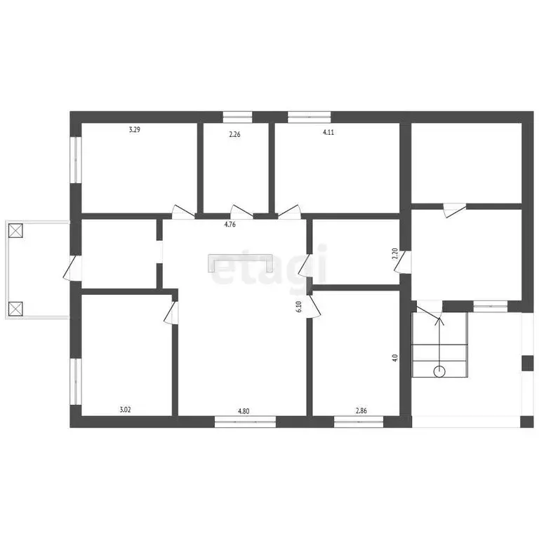 Дом в Альметьевск, улица Анаса Шакирзянова (119.9 м) - Фото 1