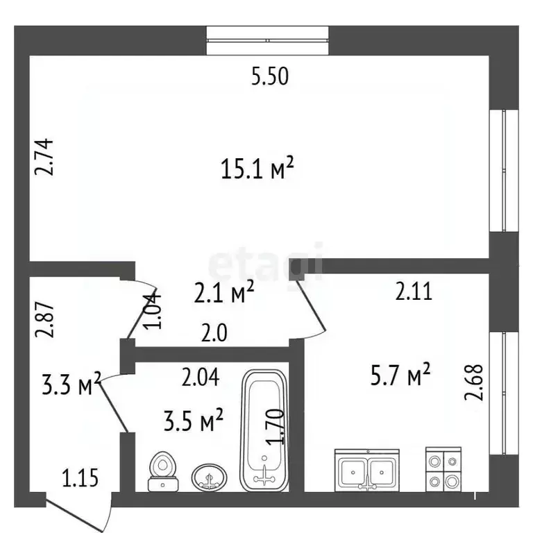 1-к кв. Пензенская область, Иссинский район, Исса пгт ул. Ленинская, ... - Фото 1