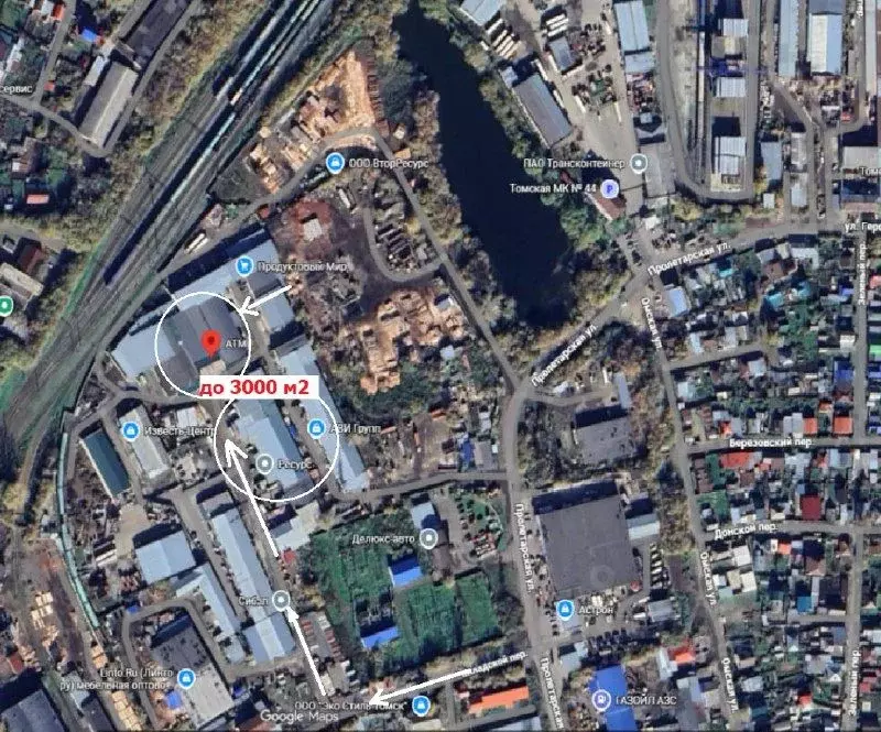 Склад в Томская область, Томск Черемошники мкр, ул. Пролетарская, 64/1 ... - Фото 1