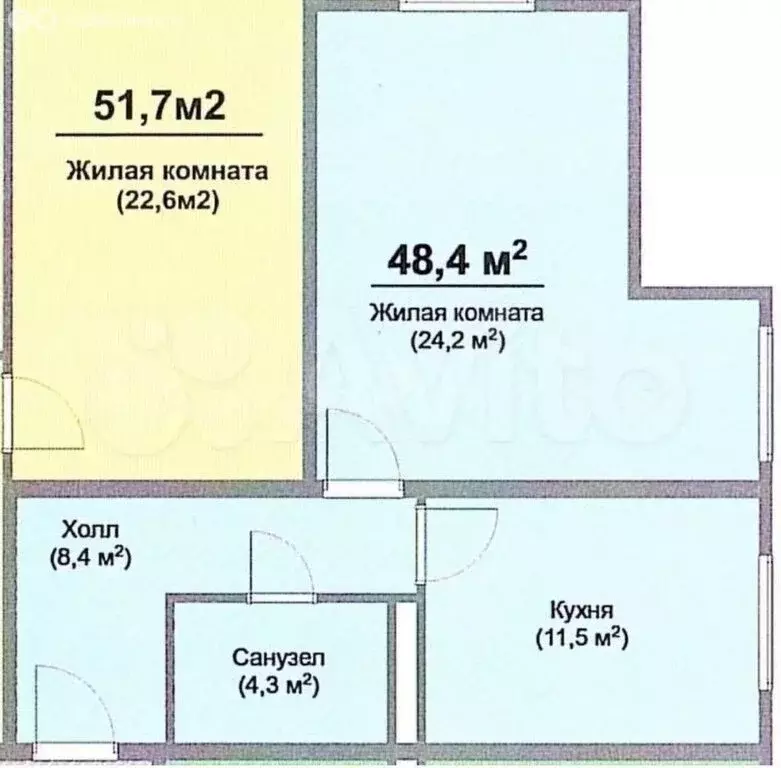 2-комнатная квартира: Богородское сельское поселение, деревня Куюки, ... - Фото 0
