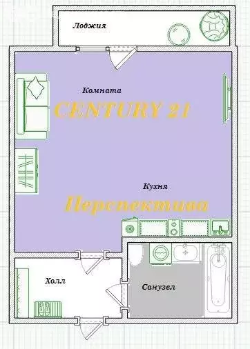 Квартира-студия: Балашиха, улица Романычева, 5 (22.3 м) - Фото 1