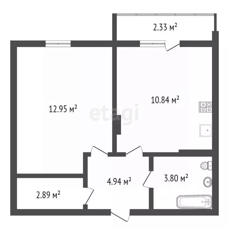 1-к кв. Воронежская область, Воронеж ул. Независимости, 78к2 (36.58 м) - Фото 2