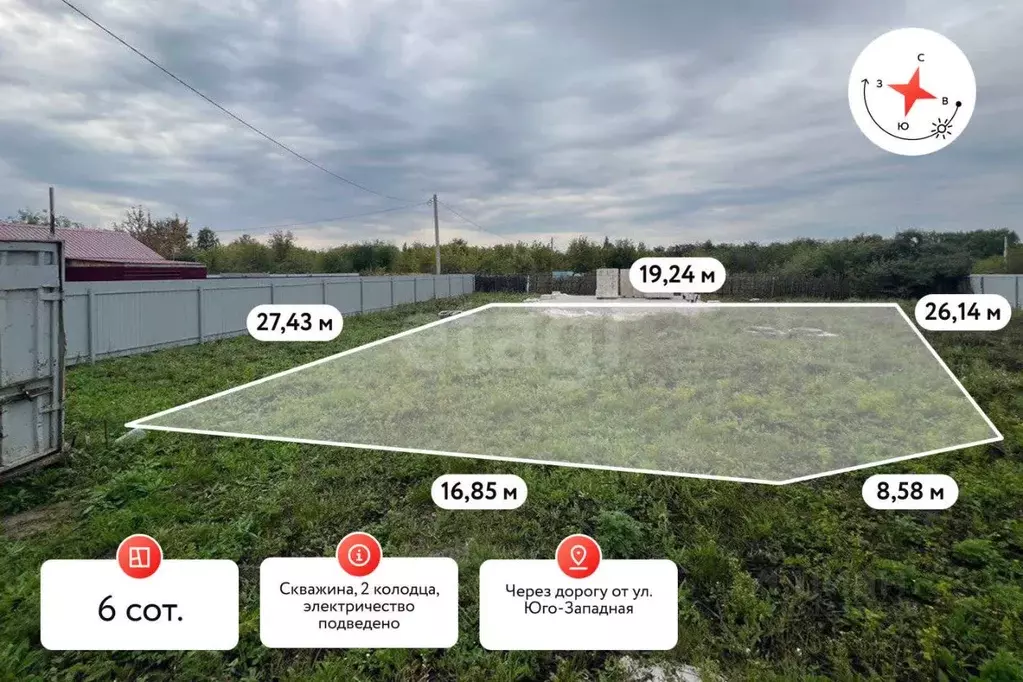 Участок в Ульяновская область, Ульяновск Пригородный СНТ,  (6.0 сот.) - Фото 1