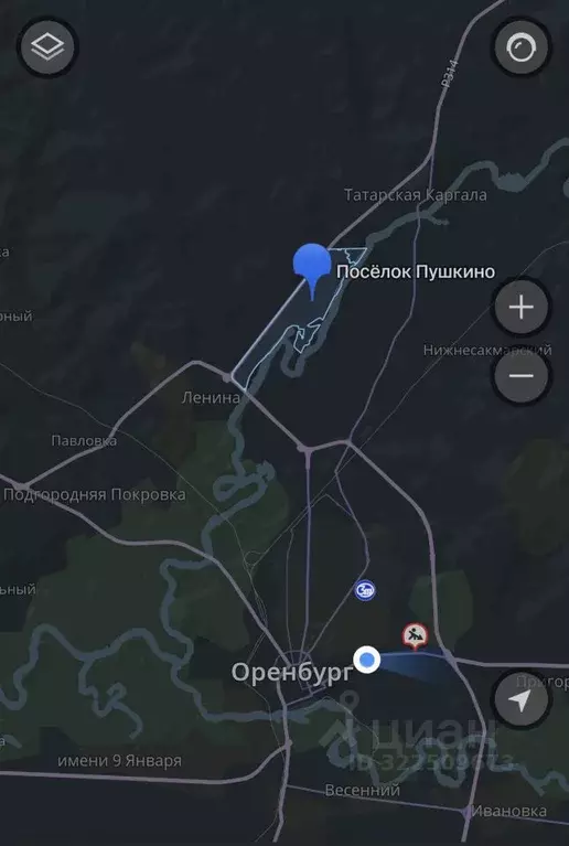 Участок в Оренбургская область, Оренбургский район, пос. Ленина ... - Фото 1