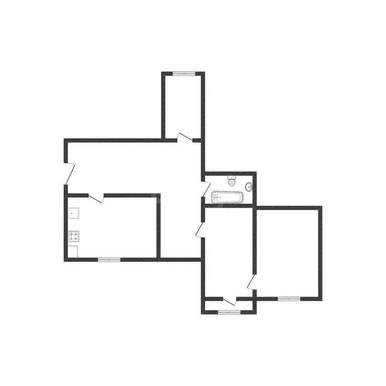 3-комнатная квартира: Бийск, Горно-Алтайская улица, 79/1 (61.7 м) - Фото 1