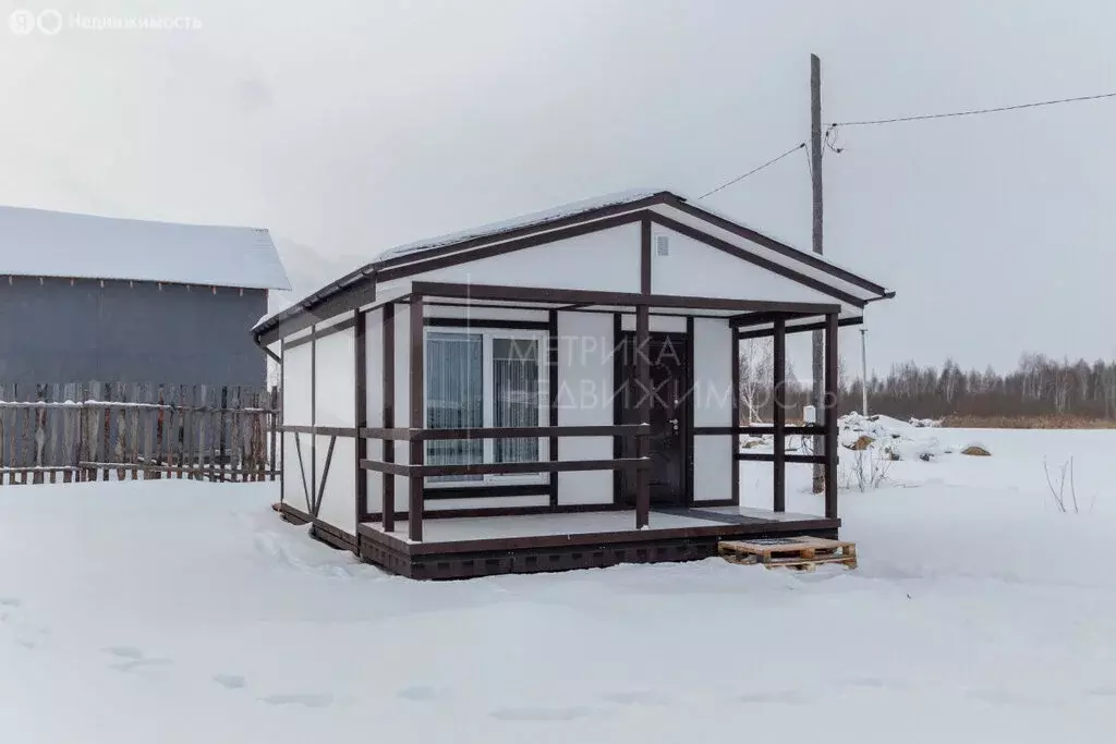 Дом в Тюменский район, Салаирский тракт, 14-й километр (35 м) - Фото 1