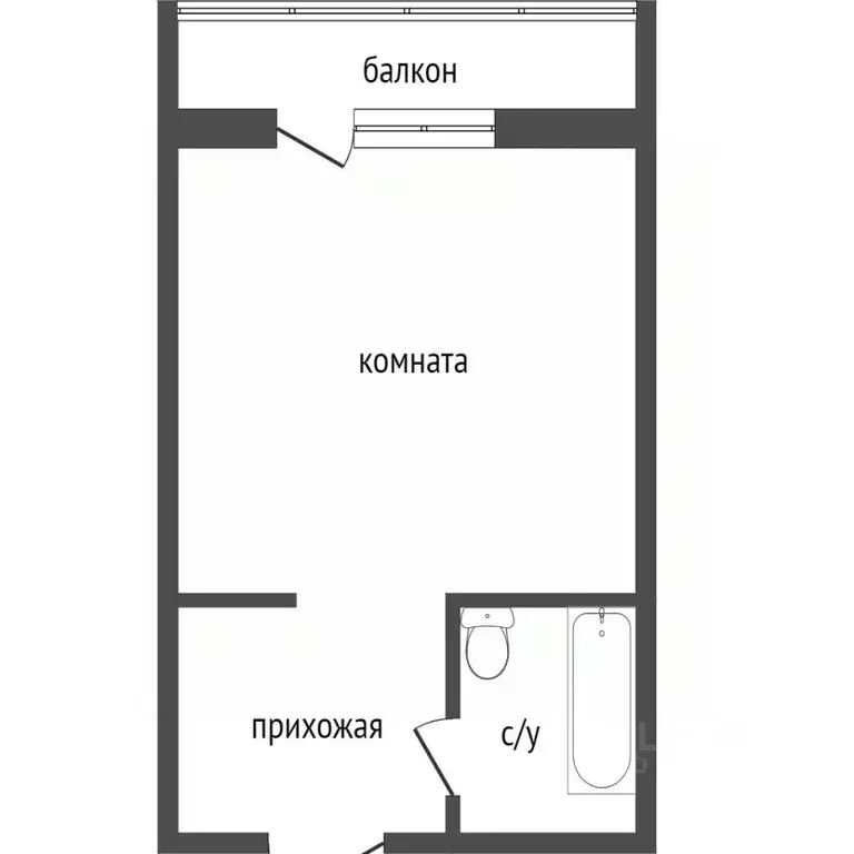 Студия Красноярский край, Красноярск Норильская ул., 38 (28.9 м) - Фото 2