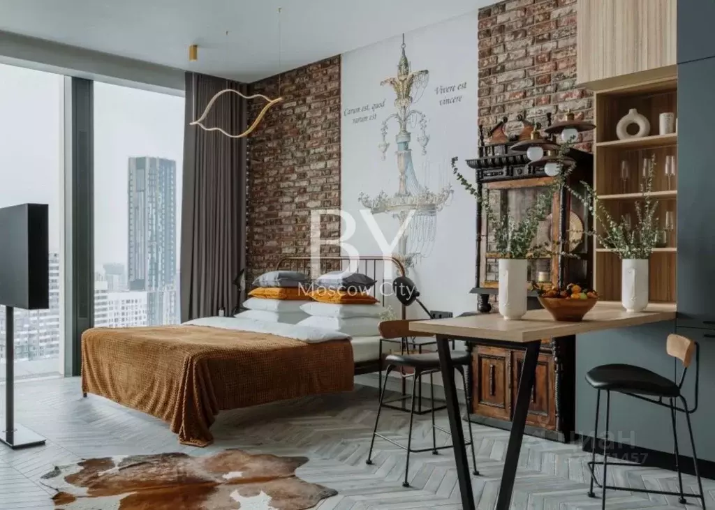 Студия Москва 1-й Красногвардейский проезд, 22с1 (51.0 м) - Фото 1