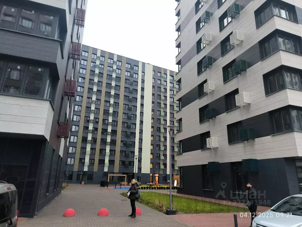 Студия Московская область, Долгопрудный Парковая ул., 42к1 (31.4 м) - Фото 2