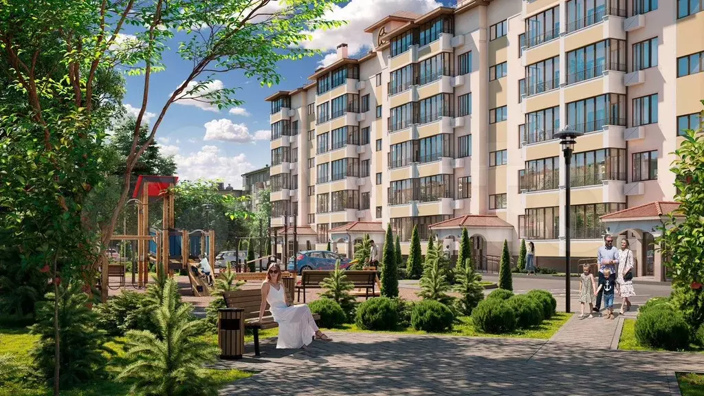 3-к. квартира, 85,5 м, 5/6 эт. - Фото 1