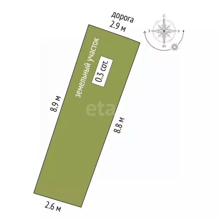 Участок, 0.2 сот., 0 - Фото 0
