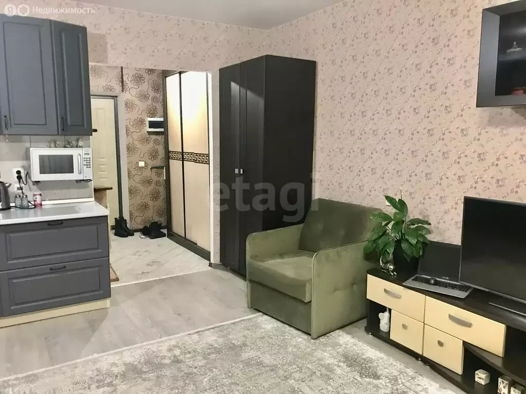 Квартира-студия: Волгоград, улица Демьяна Бедного, 2А (31.6 м) - Фото 1