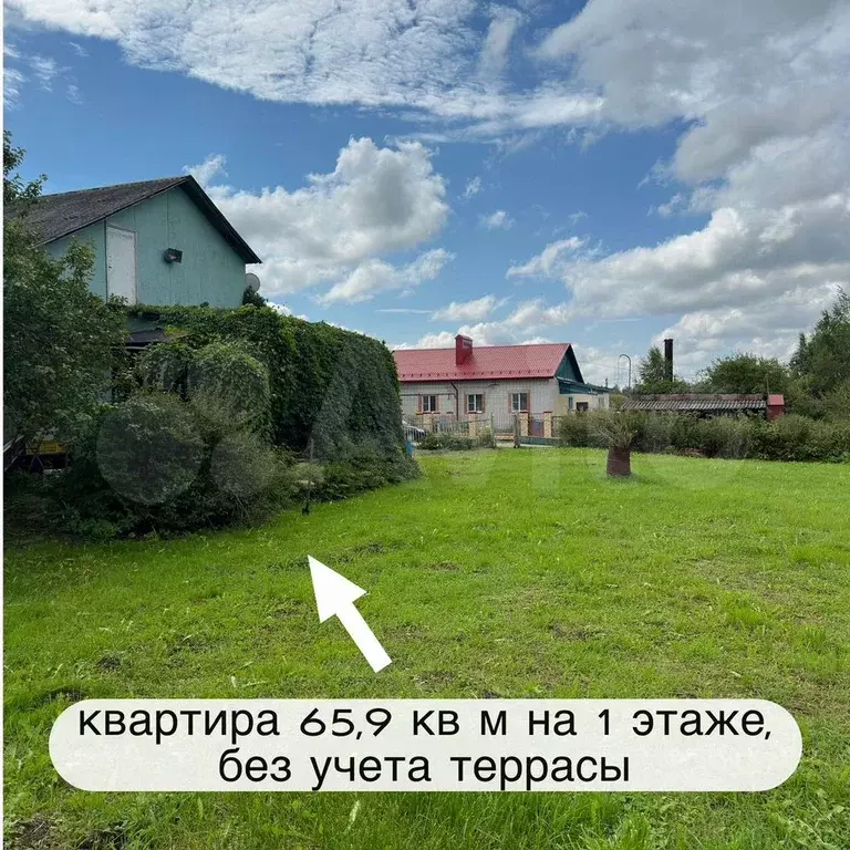 3-к. квартира, 65,9 м, 1/1 эт. - Фото 1