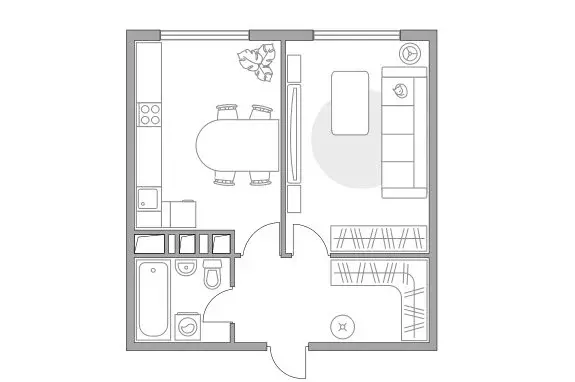 1-комнатная квартира: Долгопрудный, микрорайон Гранитный, жилой ... - Фото 1