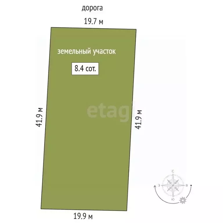 Участок в Ханты-Мансийский АО, Ханты-Мансийск Мир СОНТ,  (8.4 сот.) - Фото 2
