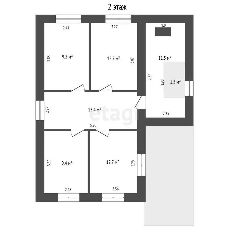 Дом в Марьевка, Речная улица (227.6 м) - Фото 1