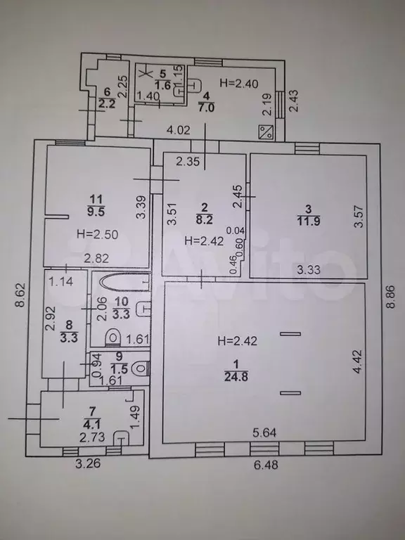 Дом 72,5 м на участке 3,5 сот. - Фото 0