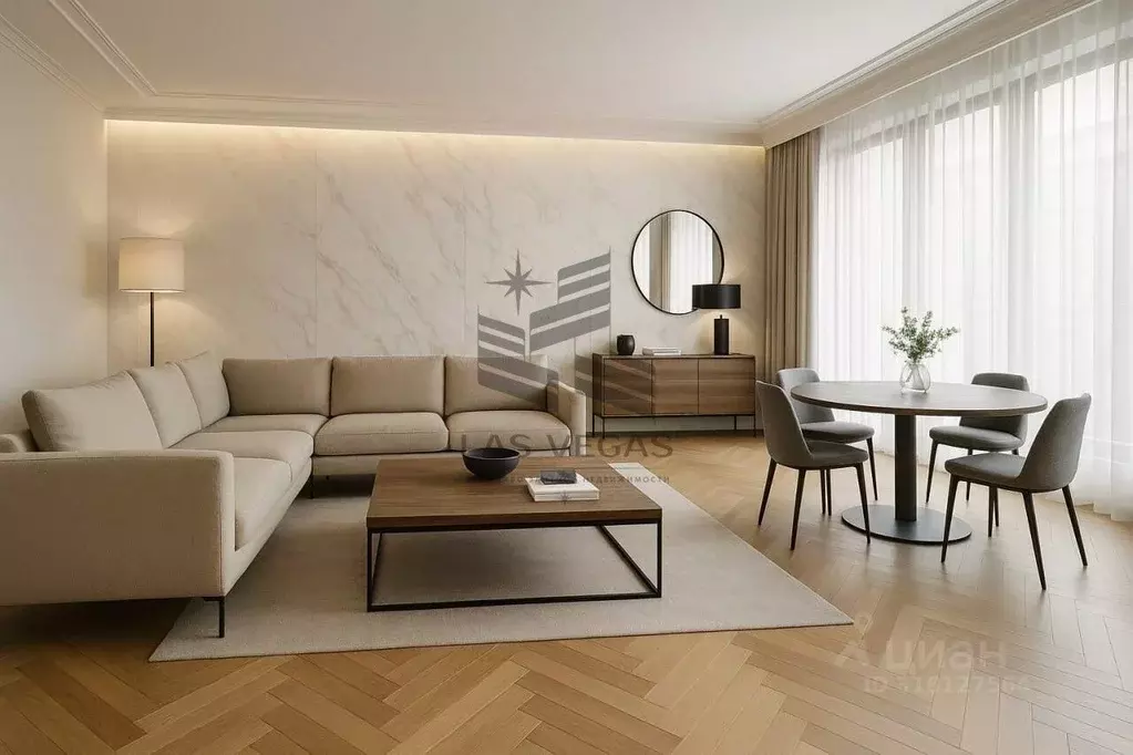 3-к кв. Москва просп. Академика Сахарова, 7 (95.0 м) - Фото 1