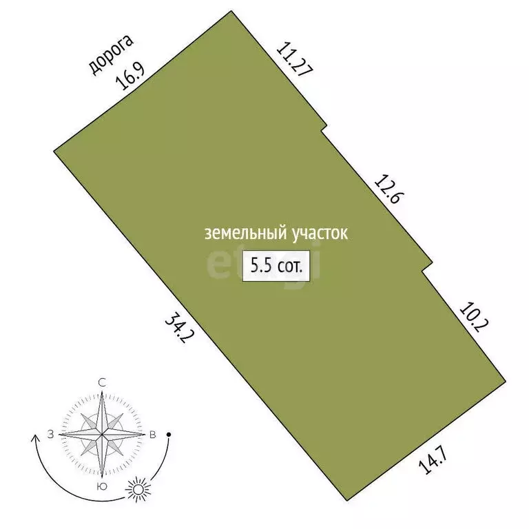 Дом в Ялуторовск, улица Свободы (56.6 м) - Фото 1