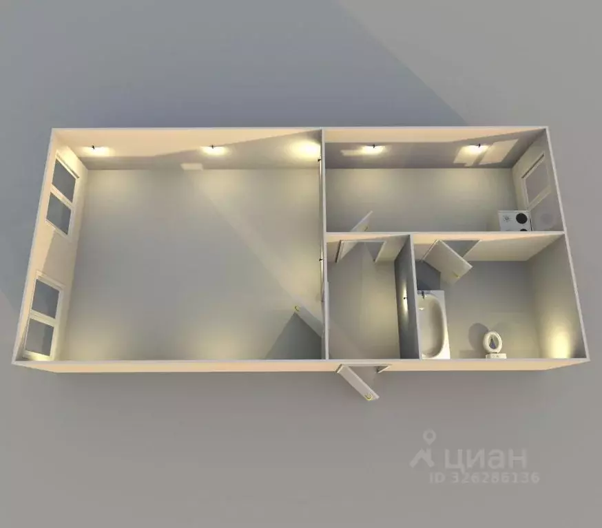 1-к кв. Костромская область, Красносельский район, Сидоровское с/пос, ... - Фото 2