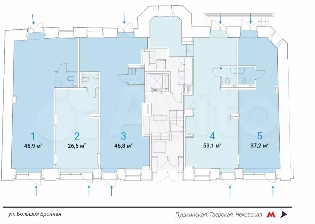 Продажа и аренда торгового помещения, 53.1 м - Фото 0