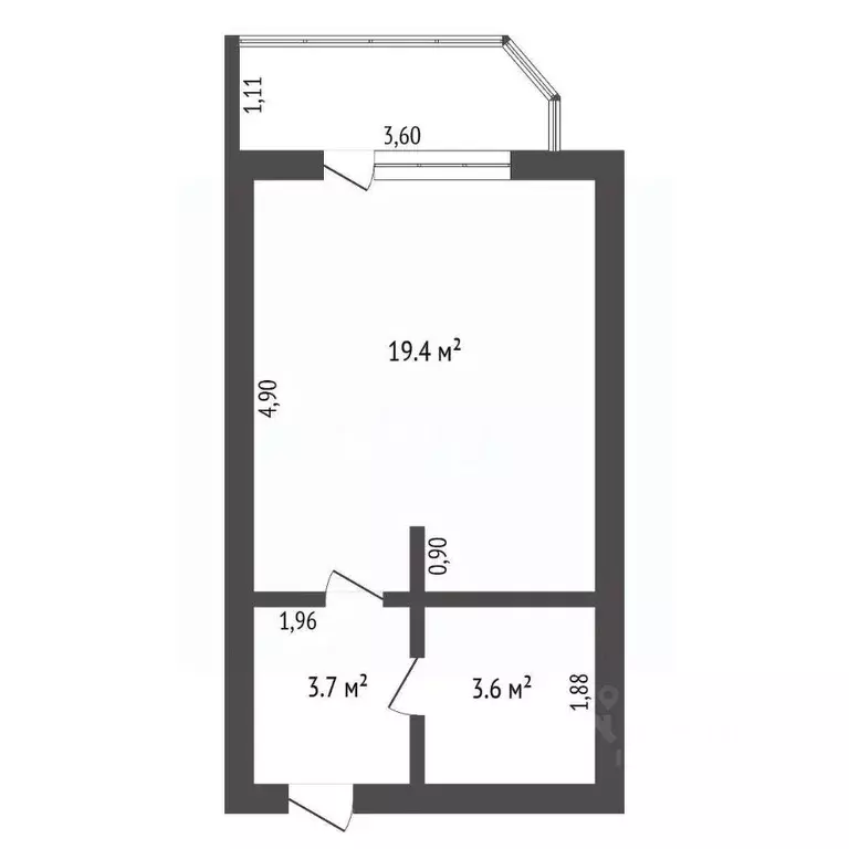 Студия Амурская область, Благовещенский район, с. Чигири ул. ... - Фото 1